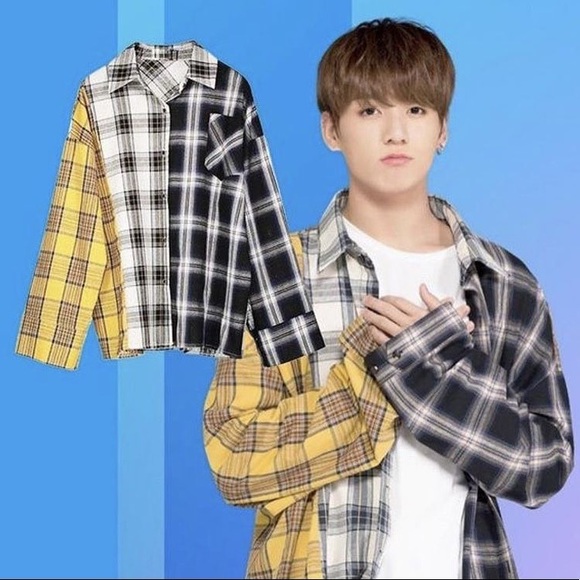 Jungkook and yoongi bts flannel - Picture 1 of 6